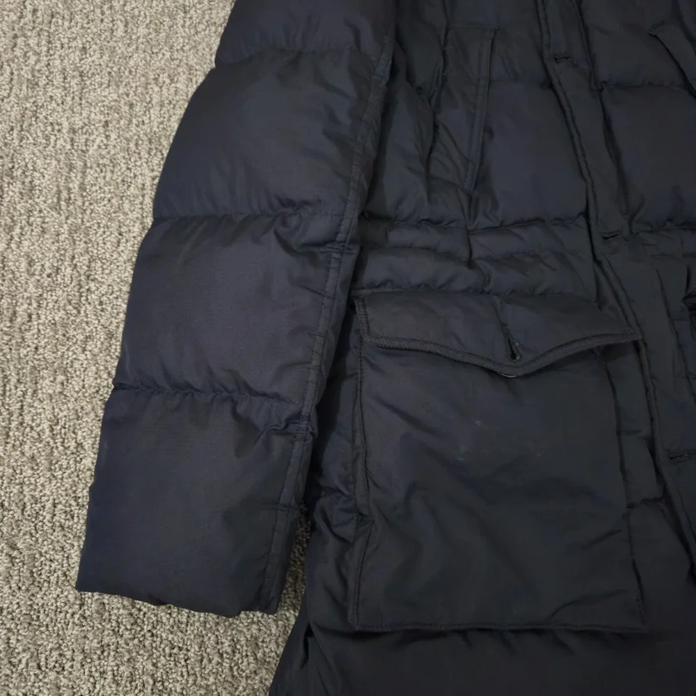 Polo Ralph Lauren Puffer Down Parka Long Jacket Size L 14-16 Youth Navy